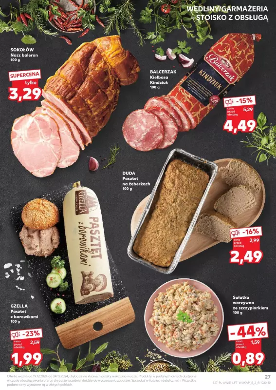 Kaufland - gazetka promocyjna Oferta Kaufland  do wtorku 24.12 - strona 27