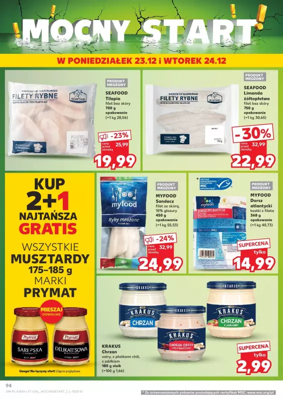 Kaufland - gazetka promocyjna Oferta Kaufland  do wtorku 24.12 - strona 94