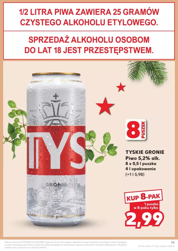 Kaufland - gazetka promocyjna Oferta Kaufland  do wtorku 24.12 - strona 79