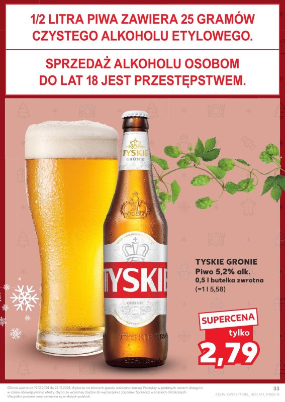 Kaufland - gazetka promocyjna Oferta Kaufland  do wtorku 24.12 - strona 33