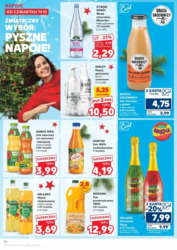 Kaufland - gazetka promocyjna Oferta Kaufland  do wtorku 24.12 - strona 76