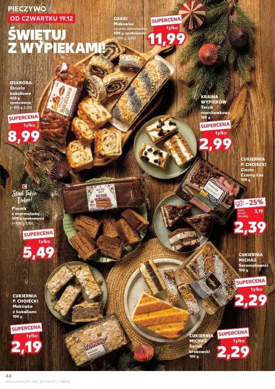 Kaufland - gazetka promocyjna Oferta Kaufland  do wtorku 24.12 - strona 44