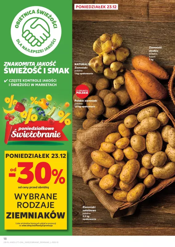 Kaufland - gazetka promocyjna Oferta Kaufland  do wtorku 24.12 - strona 18