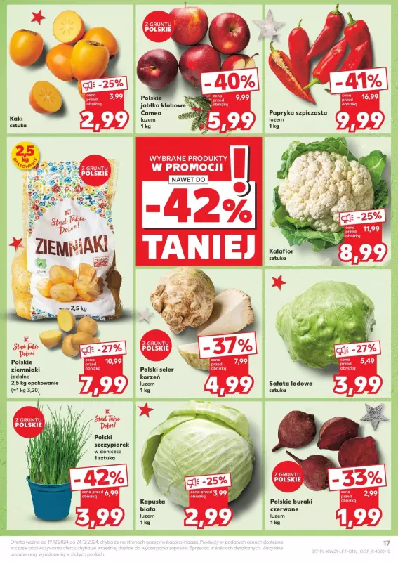 Kaufland - gazetka promocyjna Oferta Kaufland  do wtorku 24.12 - strona 17