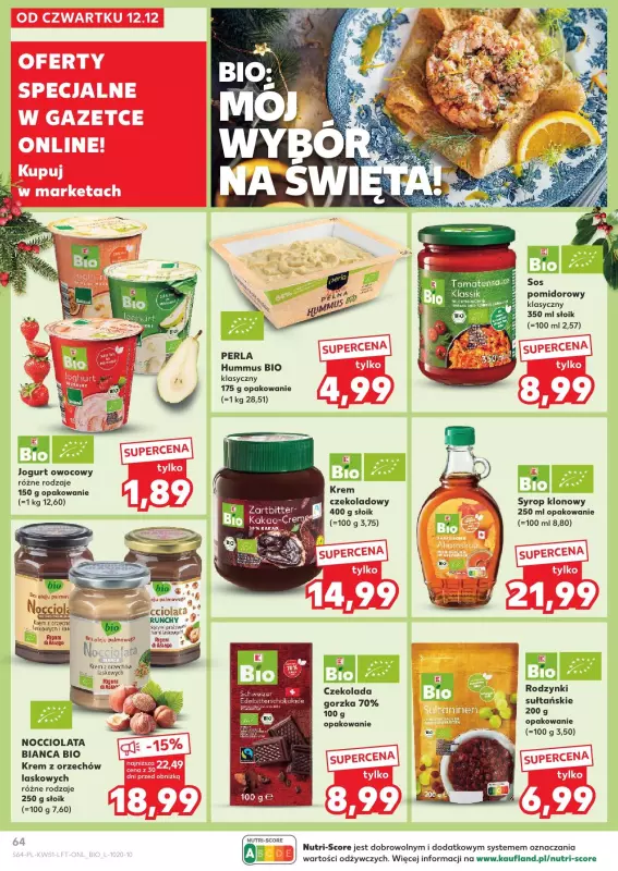 Kaufland - gazetka promocyjna Oferta Kaufland  do wtorku 24.12 - strona 64