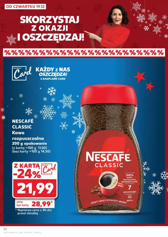 Kaufland - gazetka promocyjna Oferta Kaufland  do wtorku 24.12 - strona 32