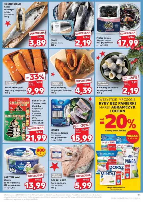 Kaufland - gazetka promocyjna Oferta Kaufland  do wtorku 24.12 - strona 31