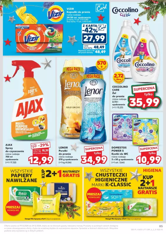 Kaufland - gazetka promocyjna Oferta Kaufland  do wtorku 24.12 - strona 85