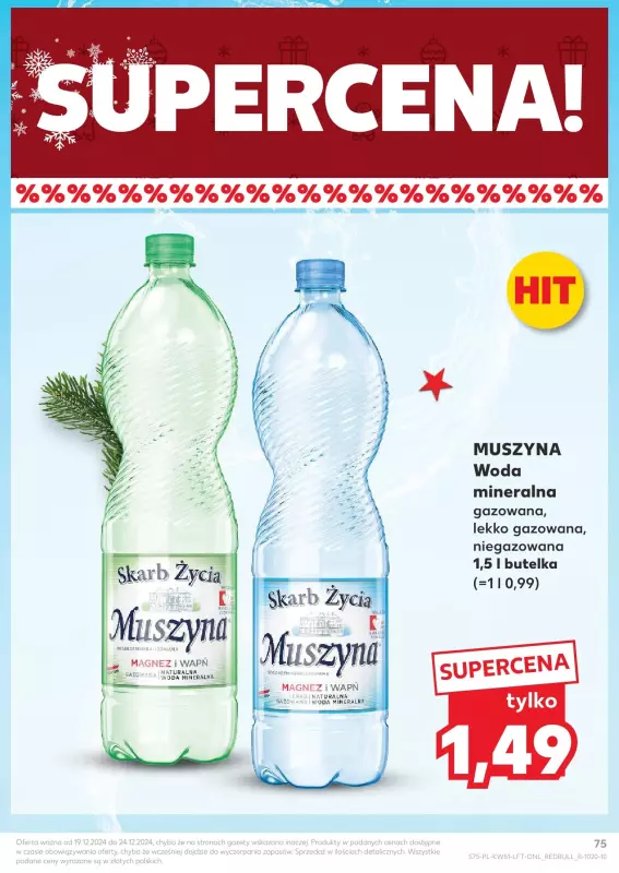 Kaufland - gazetka promocyjna Oferta Kaufland  do wtorku 24.12 - strona 75