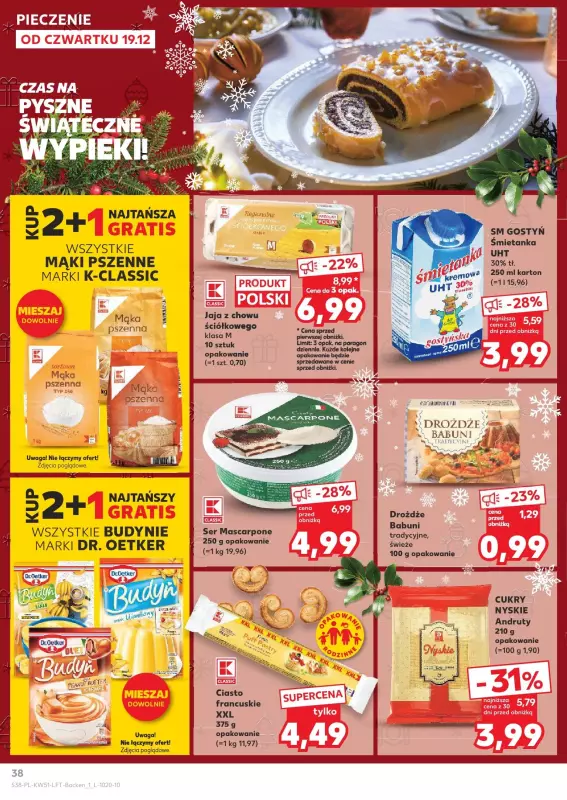 Kaufland - gazetka promocyjna Oferta Kaufland  do wtorku 24.12 - strona 38