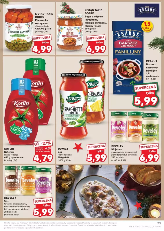 Kaufland - gazetka promocyjna Oferta Kaufland  do wtorku 24.12 - strona 73