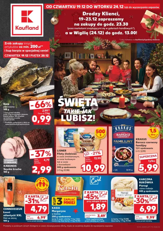 Kaufland - gazetka promocyjna Oferta Kaufland  do wtorku 24.12