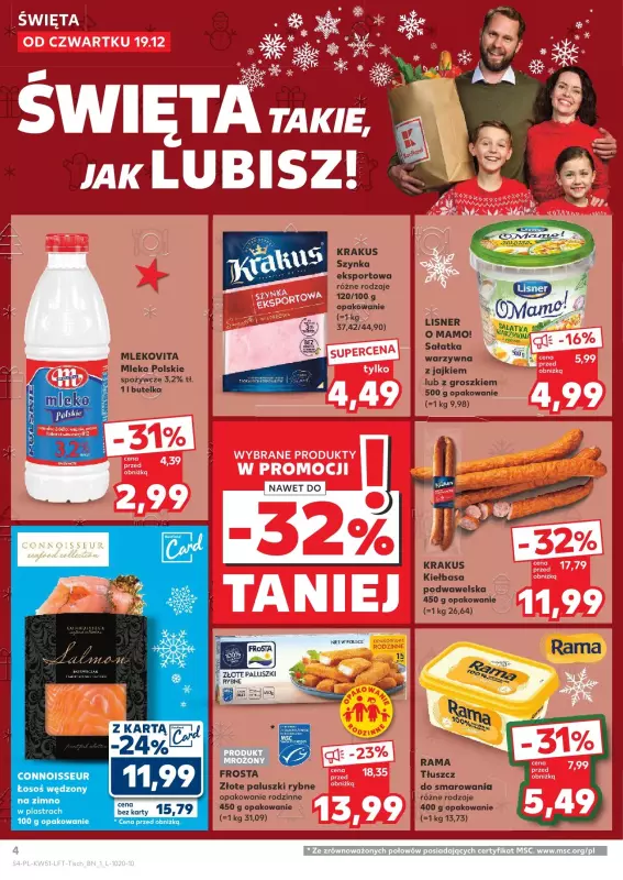 Kaufland - gazetka promocyjna Oferta Kaufland  do wtorku 24.12 - strona 4