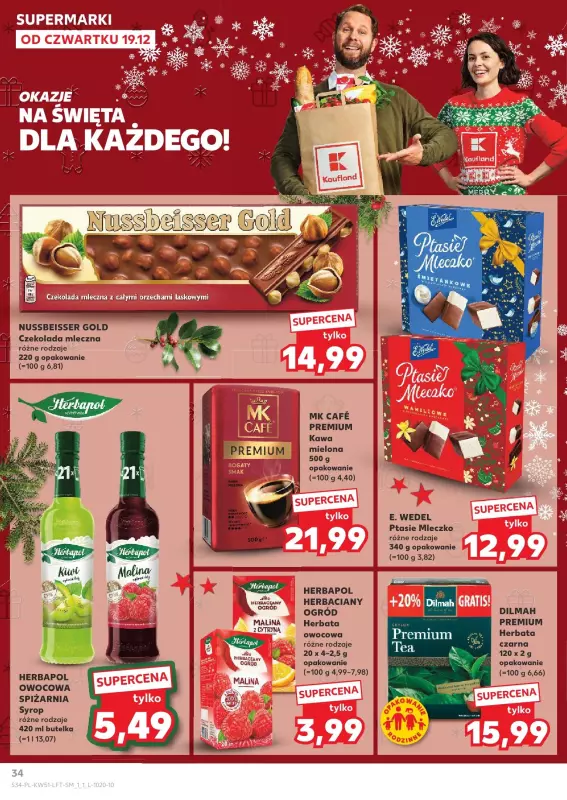 Kaufland - gazetka promocyjna Oferta Kaufland  do wtorku 24.12 - strona 34