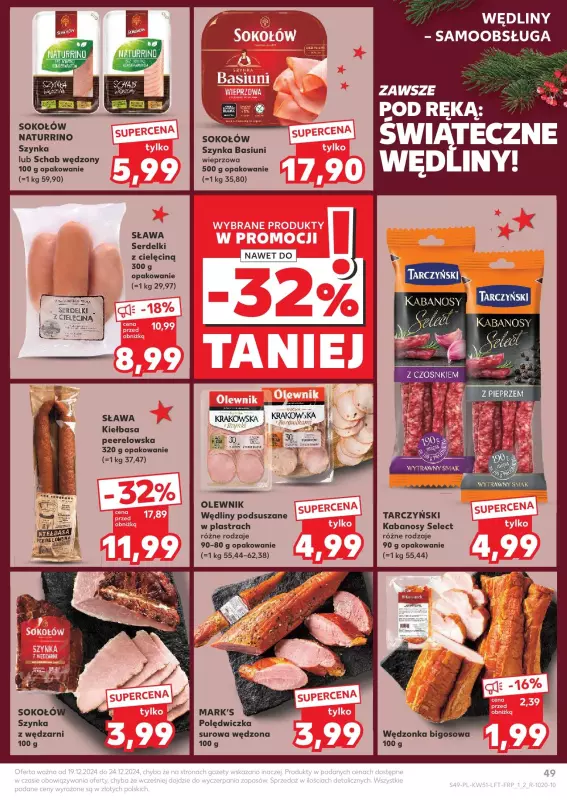 Kaufland - gazetka promocyjna Oferta Kaufland  do wtorku 24.12 - strona 49