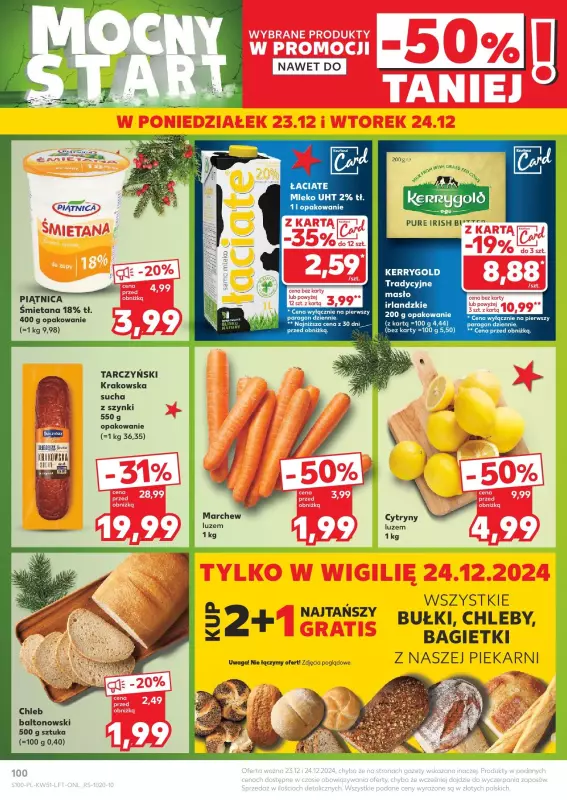 Kaufland - gazetka promocyjna Oferta Kaufland  do wtorku 24.12 - strona 100