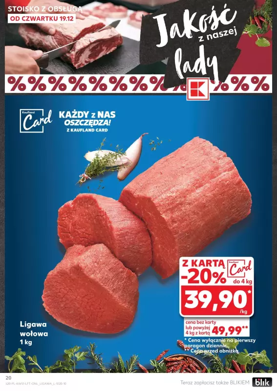 Kaufland - gazetka promocyjna Oferta Kaufland od czwartku 19.12 do wtorku 24.12 - strona 20