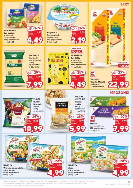 Kaufland - gazetka promocyjna Oferta Kaufland od czwartku 19.12 do wtorku 24.12 - strona 53