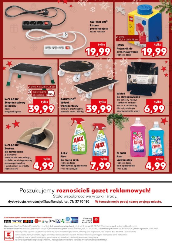 Kaufland - gazetka promocyjna Oferta Kaufland - Non Food  do wtorku 24.12 - strona 21