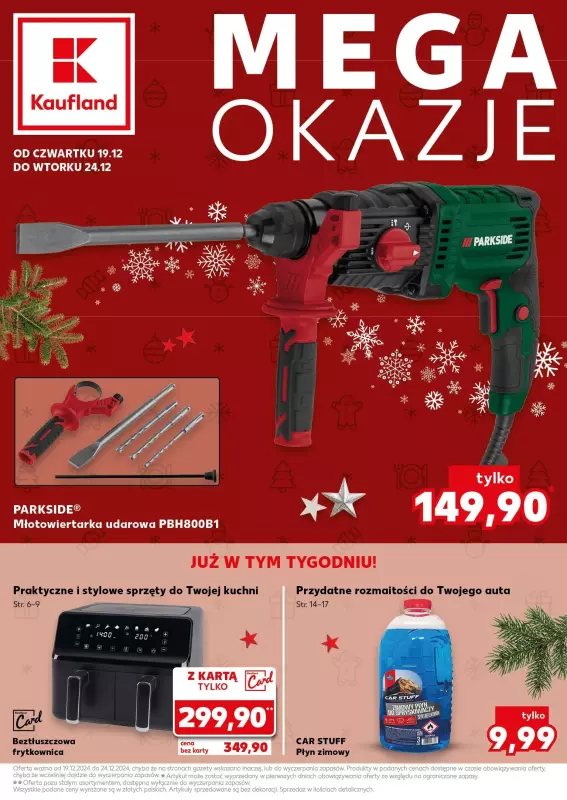 Kaufland - gazetka promocyjna Oferta Kaufland - Non Food od czwartku 19.12 do wtorku 24.12