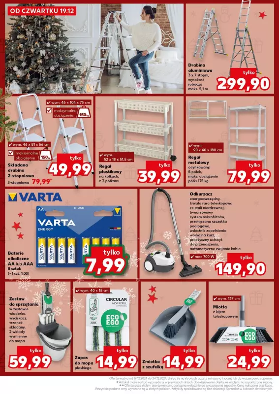 Kaufland - gazetka promocyjna Oferta Kaufland - Non Food od czwartku 19.12 do wtorku 24.12 - strona 20