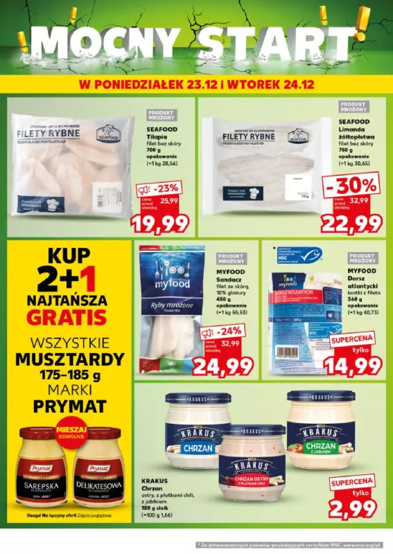 Kaufland - gazetka promocyjna Mocny Start od poniedziałku 23.12 do wtorku 24.12 - strona 6