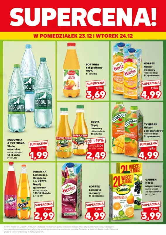 Kaufland - gazetka promocyjna Mocny Start od poniedziałku 23.12 do wtorku 24.12 - strona 9