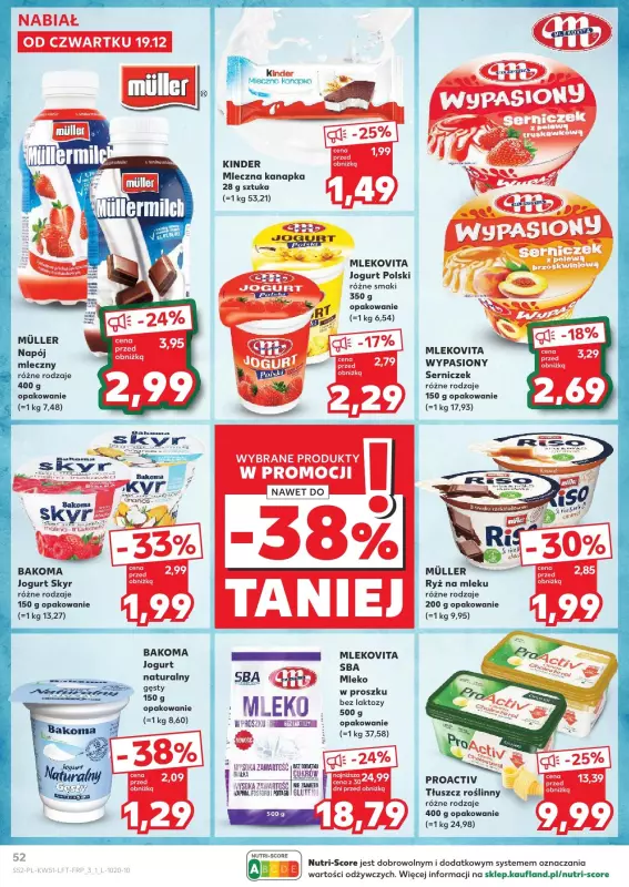 Kaufland - gazetka promocyjna Oferta Kaufland od czwartku 19.12 do wtorku 24.12 - strona 52