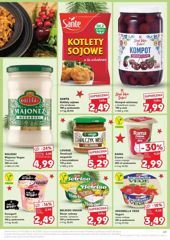 Kaufland - gazetka promocyjna Oferta Kaufland od czwartku 19.12 do wtorku 24.12 - strona 69