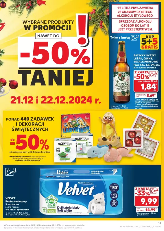 Kaufland - gazetka promocyjna Oferta Kaufland od czwartku 19.12 do wtorku 24.12 - strona 11