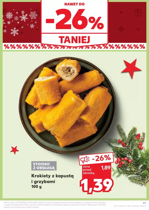 Kaufland - gazetka promocyjna Oferta Kaufland od czwartku 19.12 do wtorku 24.12 - strona 57