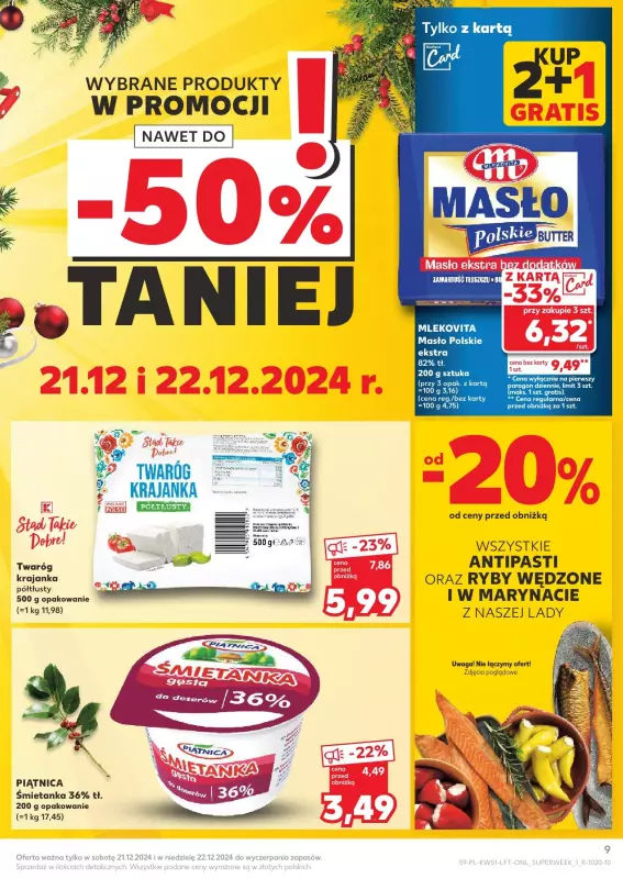 Kaufland - gazetka promocyjna Oferta Kaufland od czwartku 19.12 do wtorku 24.12 - strona 9