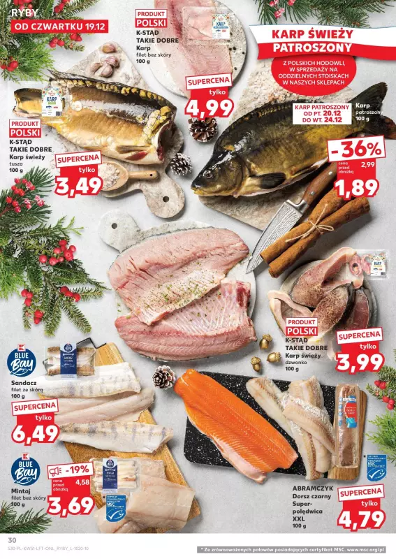 Kaufland - gazetka promocyjna Oferta Kaufland od czwartku 19.12 do wtorku 24.12 - strona 30