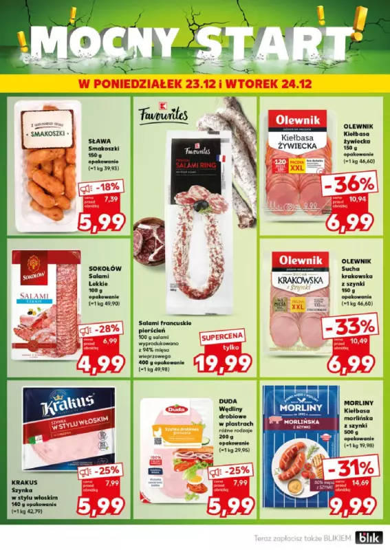 Kaufland - gazetka promocyjna Mocny Start od poniedziałku 23.12 do wtorku 24.12 - strona 4