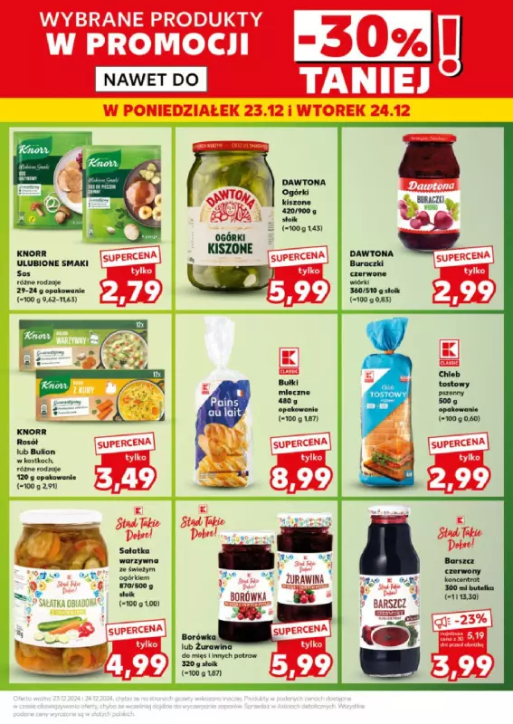 Kaufland - gazetka promocyjna Mocny Start od poniedziałku 23.12 do wtorku 24.12 - strona 7