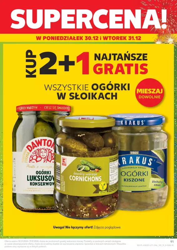 Kaufland - gazetka promocyjna Oferta Kaufland od piątku 27.12 do wtorku 31.12 - strona 91