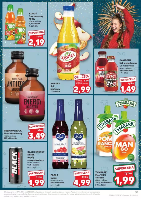 Kaufland - gazetka promocyjna Oferta Kaufland od piątku 27.12 do wtorku 31.12 - strona 35