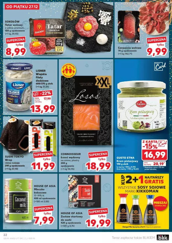 Kaufland - gazetka promocyjna Oferta Kaufland od piątku 27.12 do wtorku 31.12 - strona 22