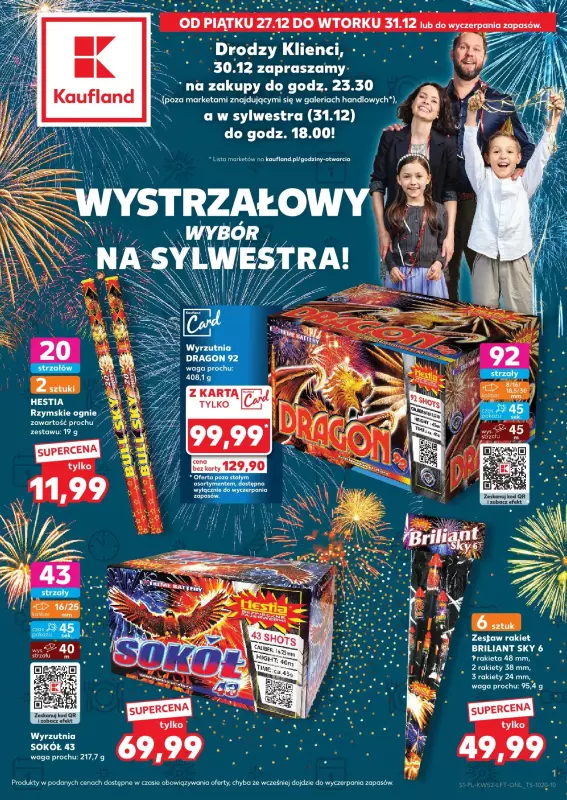 Kaufland - gazetka promocyjna Oferta Kaufland od piątku 27.12 do wtorku 31.12