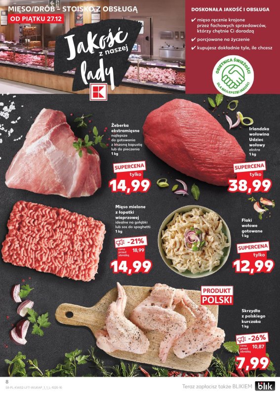 Kaufland - gazetka promocyjna Oferta Kaufland od piątku 27.12 do wtorku 31.12 - strona 8