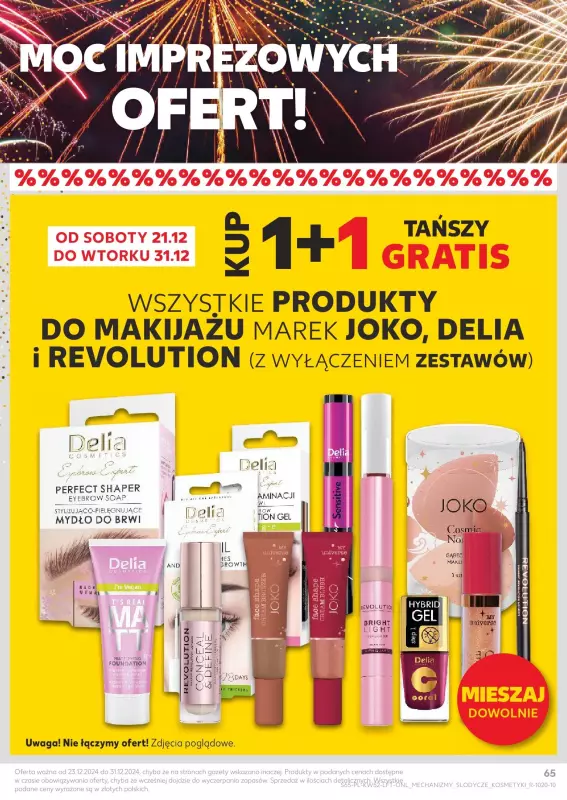 Kaufland - gazetka promocyjna Oferta Kaufland od piątku 27.12 do wtorku 31.12 - strona 65