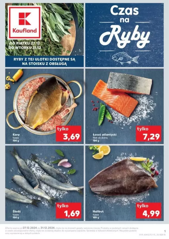 Kaufland - gazetka promocyjna Czas na ryby  