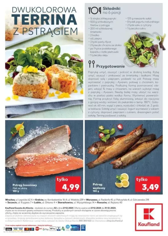 Kaufland - gazetka promocyjna Czas na ryby od poniedziałku 30.12 do wtorku 31.12 - strona 2