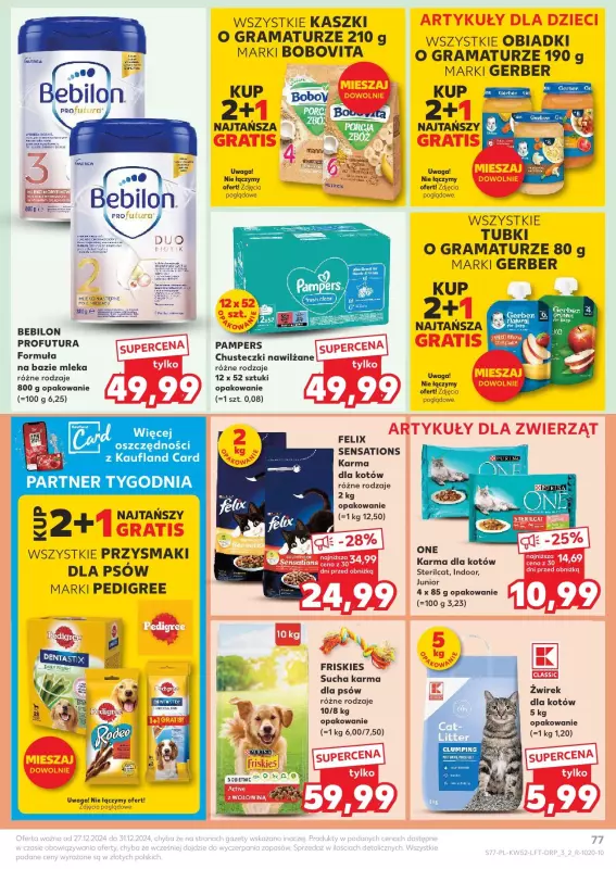 Kaufland - gazetka promocyjna Oferta Kaufland od piątku 27.12 do wtorku 31.12 - strona 77