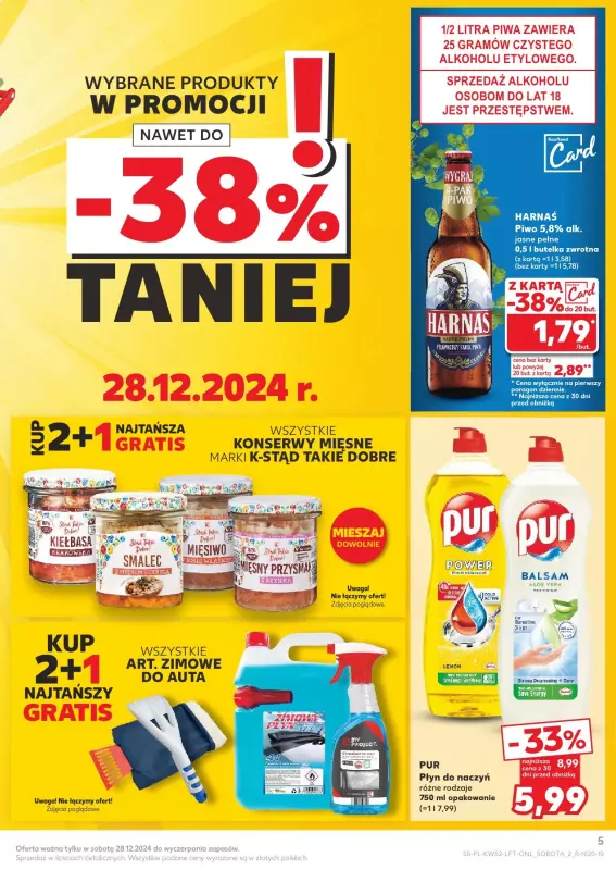 Kaufland - gazetka promocyjna Oferta Kaufland od piątku 27.12 do wtorku 31.12 - strona 5