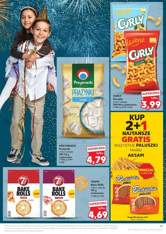 Kaufland - gazetka promocyjna Oferta Kaufland od piątku 27.12 do wtorku 31.12 - strona 31