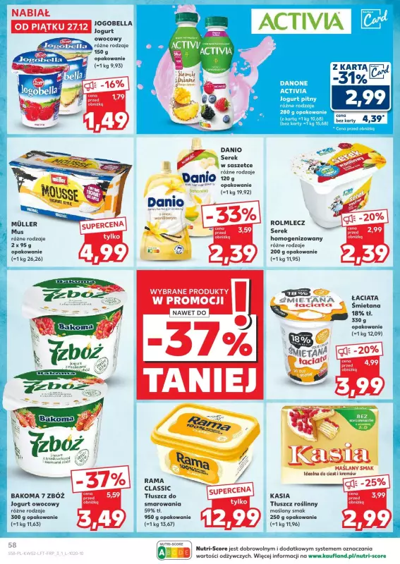 Kaufland - gazetka promocyjna Oferta Kaufland od piątku 27.12 do wtorku 31.12 - strona 58