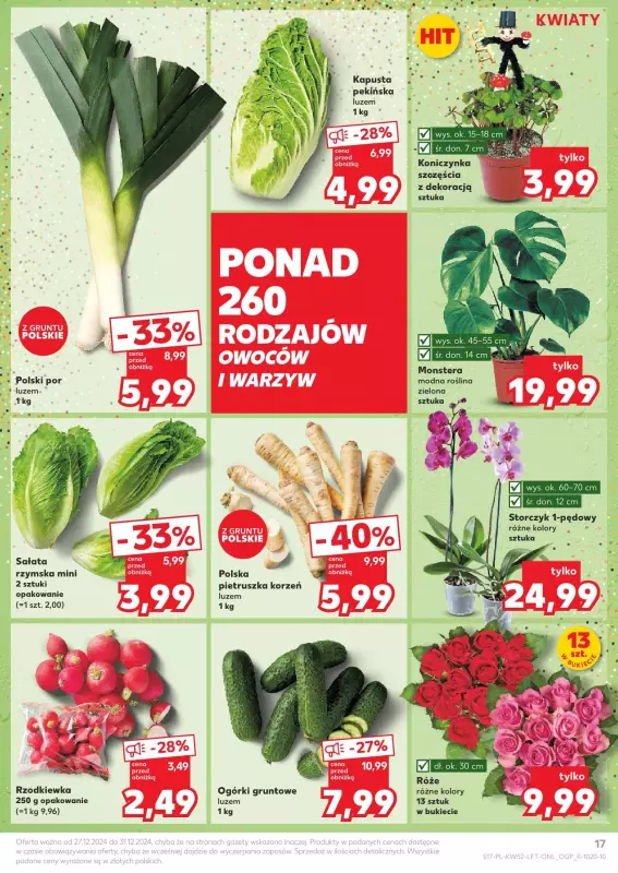 Kaufland - gazetka promocyjna Oferta Kaufland od piątku 27.12 do wtorku 31.12 - strona 17