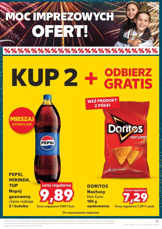 Kaufland - gazetka promocyjna Oferta Kaufland od piątku 27.12 do wtorku 31.12 - strona 33