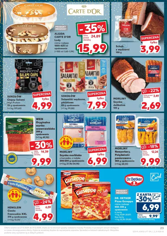 Kaufland - gazetka promocyjna Oferta Kaufland od piątku 27.12 do wtorku 31.12 - strona 23